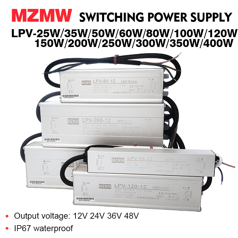 Outdoor Lighting Transformer Box - MZMW IP67 مقاوم للماء تحويل التيار
