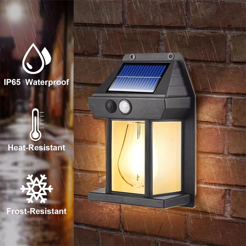 Outdoor Lighting Linear - مصباح جداري شمسي مقاوم للماء خارجي