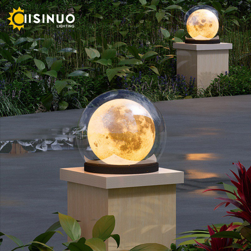 Outdoor Lighting Year Round - الإبداعية القمر عمود أضواء في الهواء