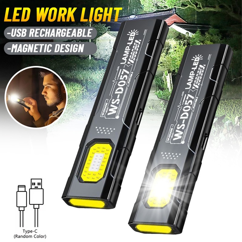 Outdoor Lighting B&Q - مصباح عمل صغير قوي ومتعدد الاستخدامات،