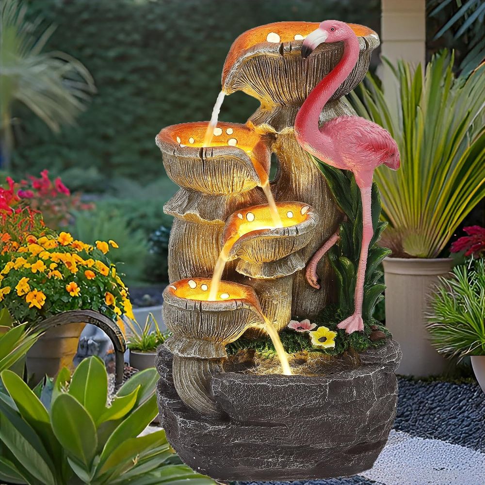 Outdoor Lighting For Backyard - نافورة مائية داخلية وخارجية من 5