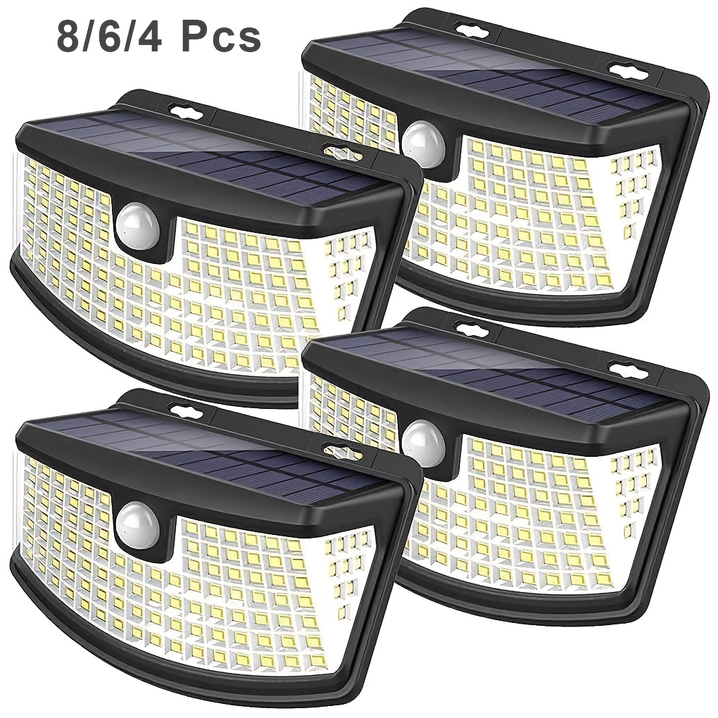 Outdoor Lighting Motion Sensor - 8/6/4 عبوات من أضواء الاستشعار الحركي