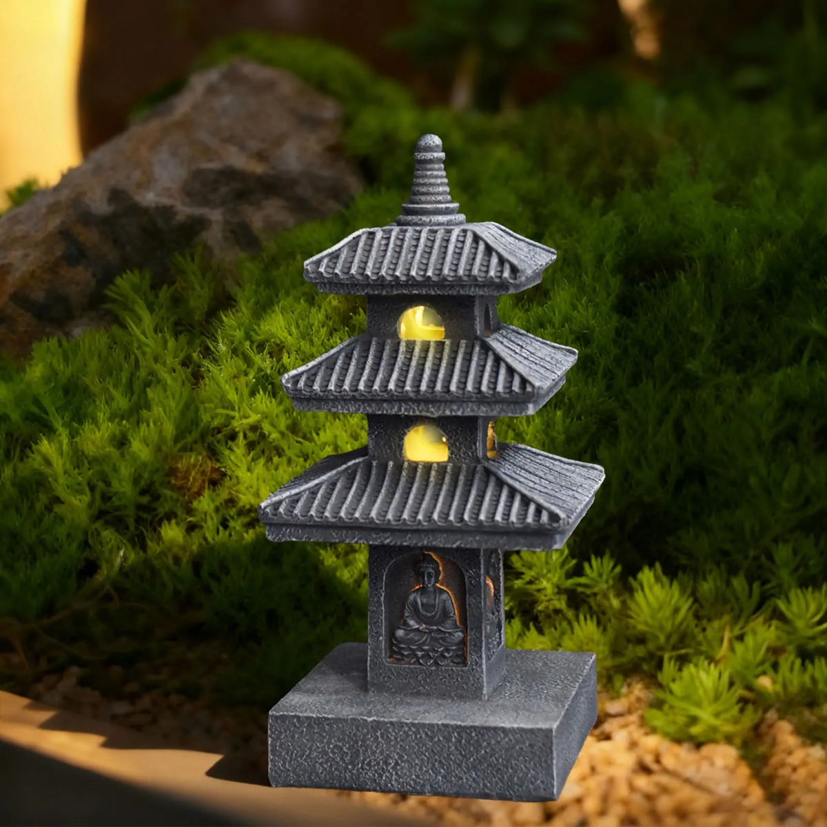 Outdoor Lighting Architectural - أضواء حديقة تعمل بالطاقة الشمسية، فانوس