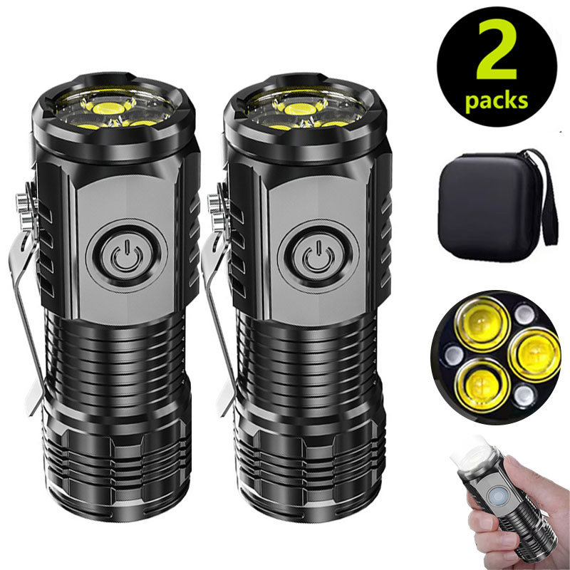 Outdoor Lighting B&Q - مصباح يدوي صغير 3LED مع مشبك