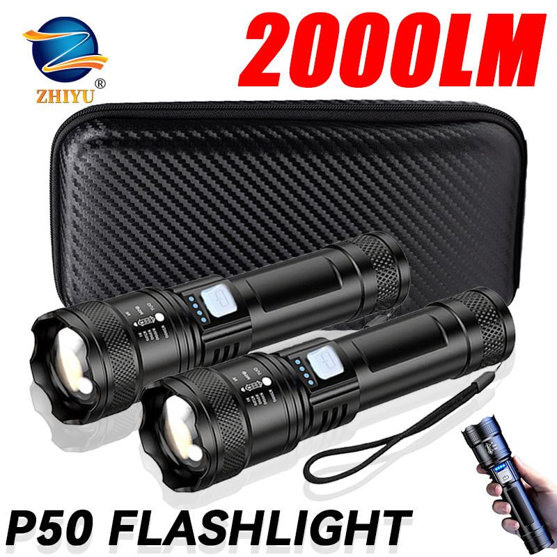Outdoor Lighting B&Q - التكتيكية مصباح ليد جيب 2000LM USB