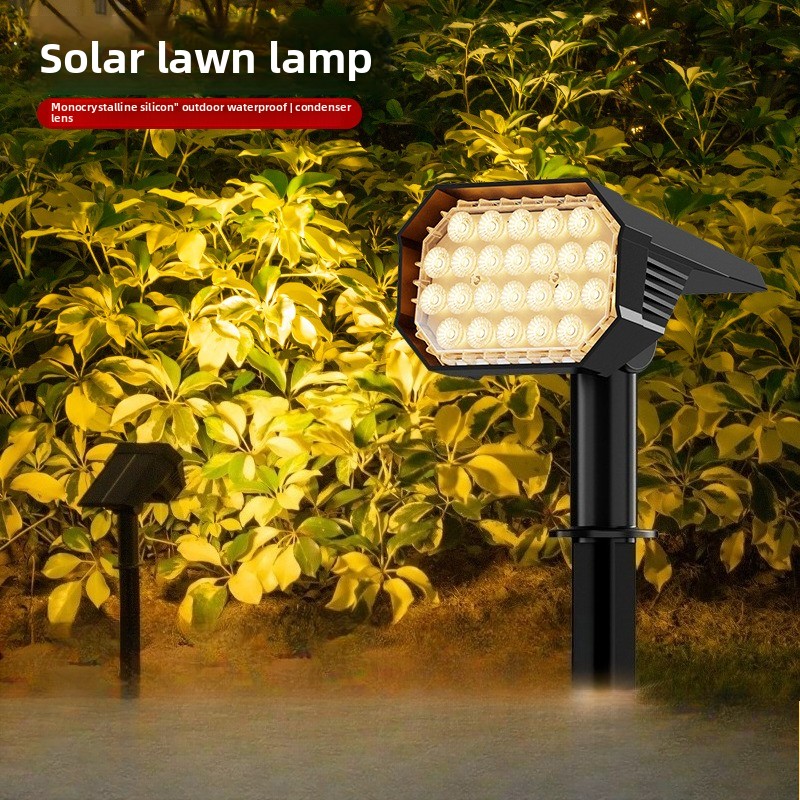 Outdoor Lighting Ground Fixtures - 2026 مصباح إسقاط شمسي يعمل بالطاقة