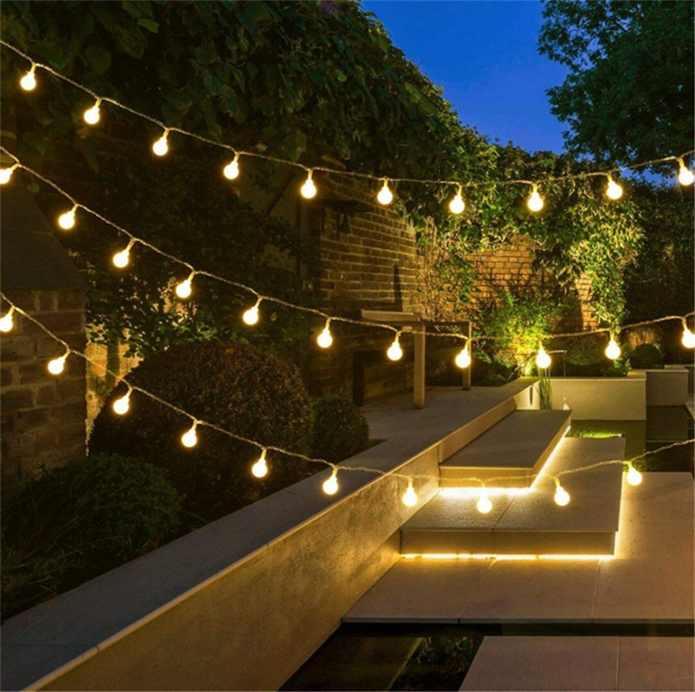 أضواء خيطية تعمل بالطاقة الشمس - مراجعة Outdoor Lighting For Christmas وسعره