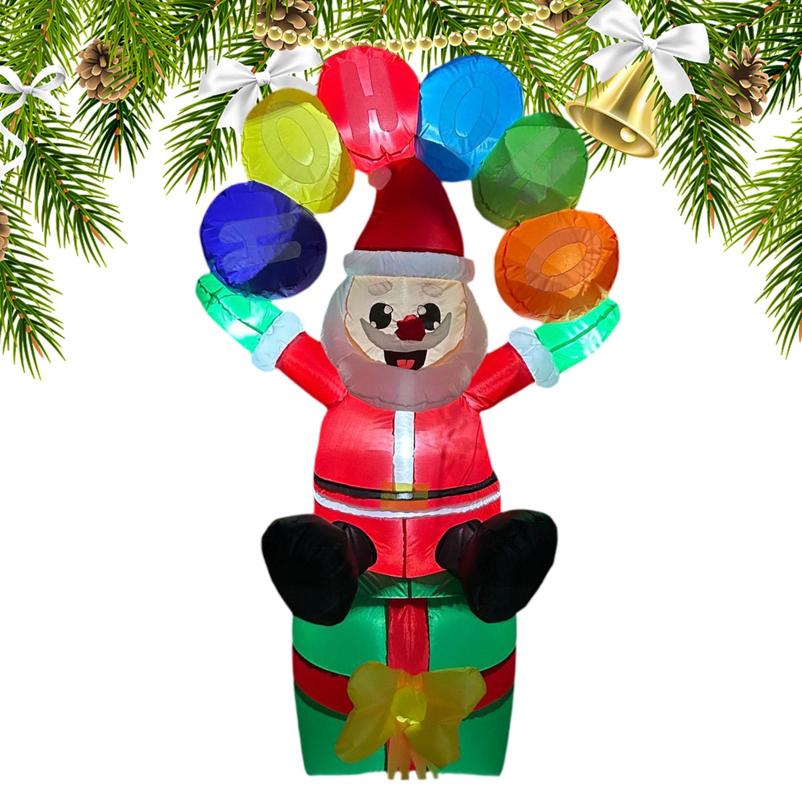 تفجير ديكور سانتا القابل للنفخ - مراجعة Outdoor Lighting For Christmas وسعره