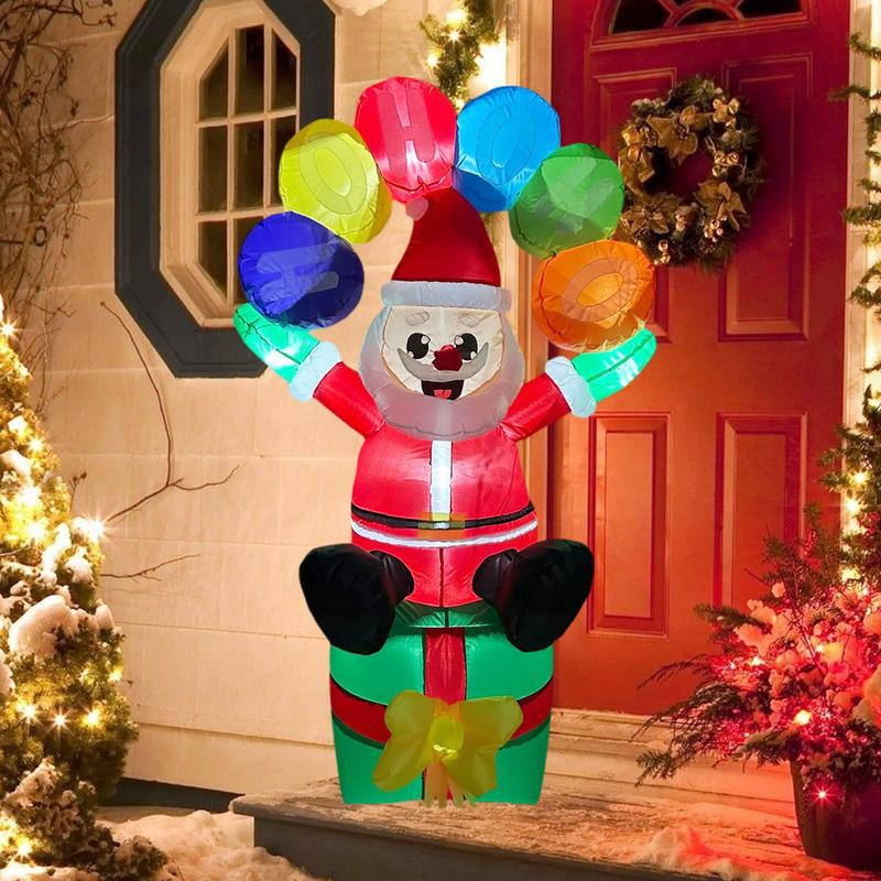 تفجير ديكور سانتا القابل للنفخ - مراجعة Outdoor Lighting For Christmas وسعره