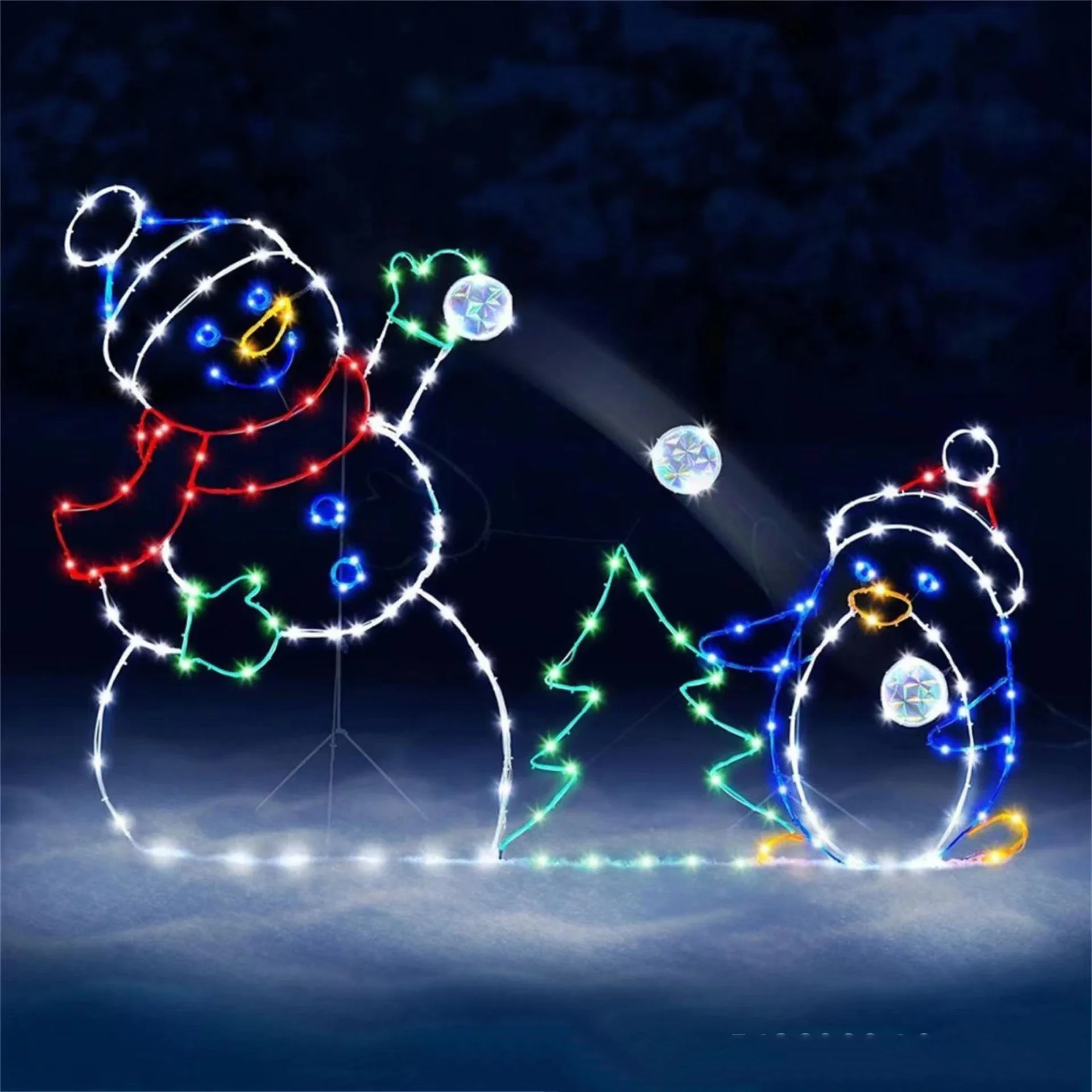 الرسوم المتحركة كرة الثلج الخف - مراجعة Outdoor Lighting For Christmas وسعره
