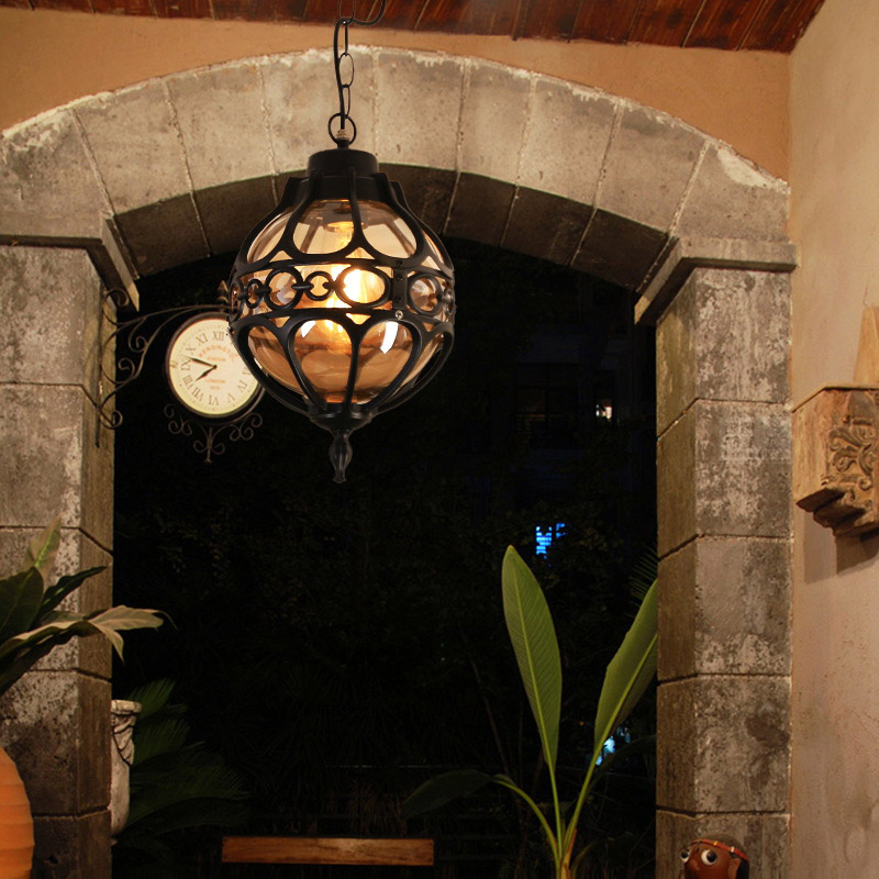 العربية غلوب الشرفة قلادة أضوا - مراجعة Outdoor Lighting Bronze وسعره