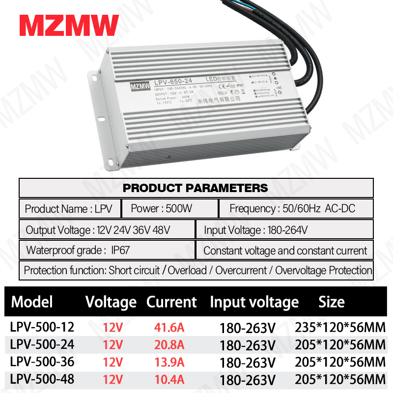 MZMW IP67 مقاوم للماء تحويل ال - مراجعة Outdoor Lighting Transformer Box وسعره