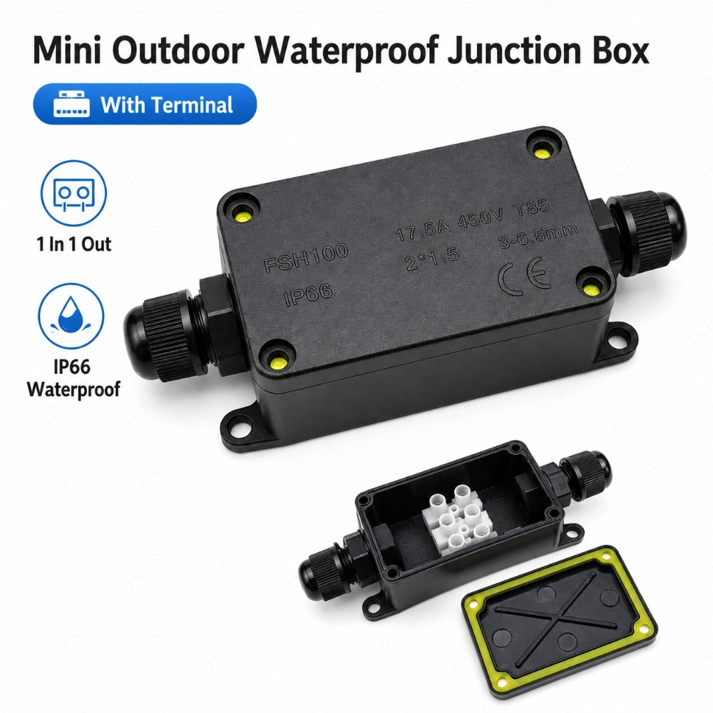 صندوق توصيل كهربائي خارجي مقاو - مراجعة Outdoor Lighting Junction وسعره