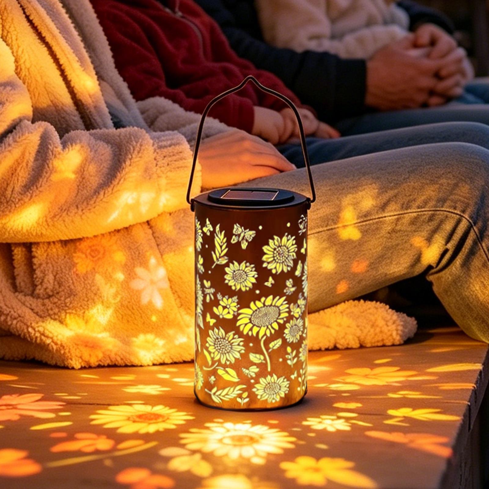 فانوس شمسي على شكل زهرة عباد ا - مراجعة Outdoor Lighting Pathway وسعره
