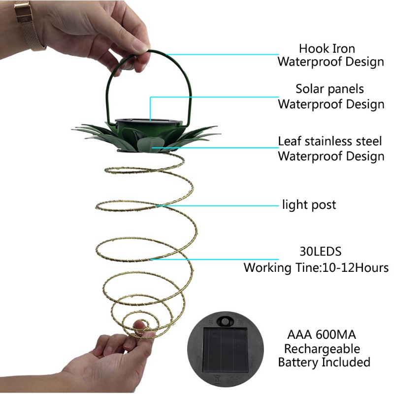 مصباح شحن بالطاقة الشمسية LED  - مراجعة Solar Lantern Hanging وسعره