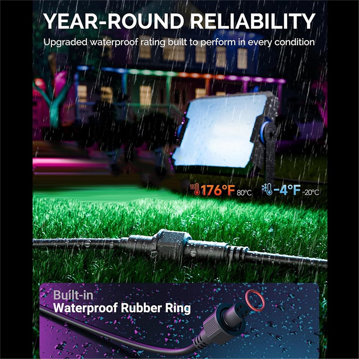 HAPPY DIAN! كابل تمديد بطول 10 - مراجعة Outdoor Lighting Extension Cord وسعره