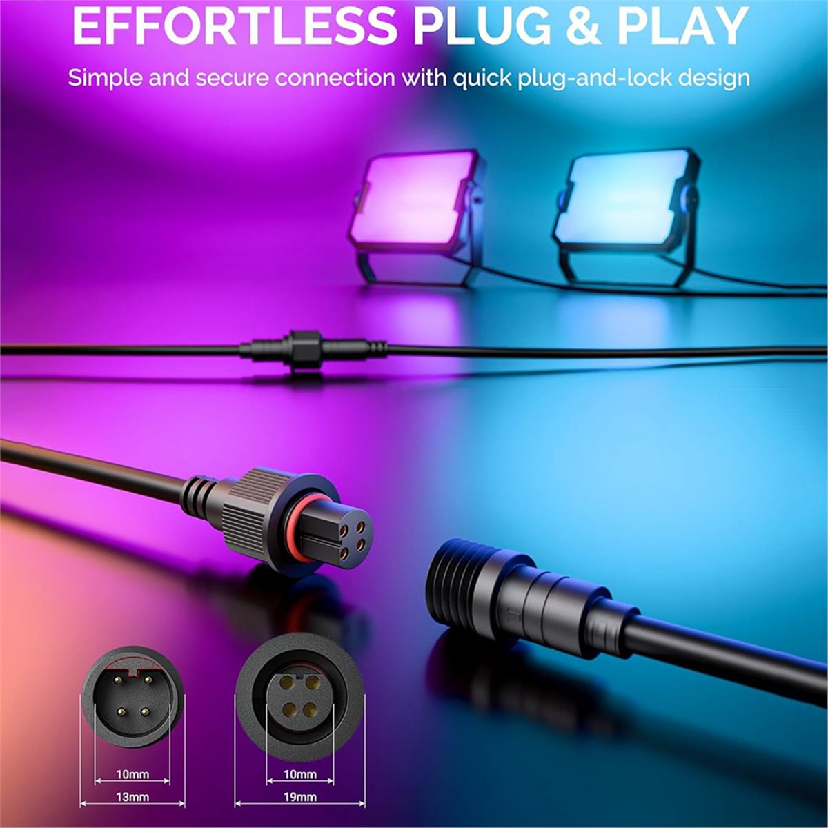 HAPPY DIAN! كابل تمديد بطول 10 - مراجعة Outdoor Lighting Extension Cord وسعره