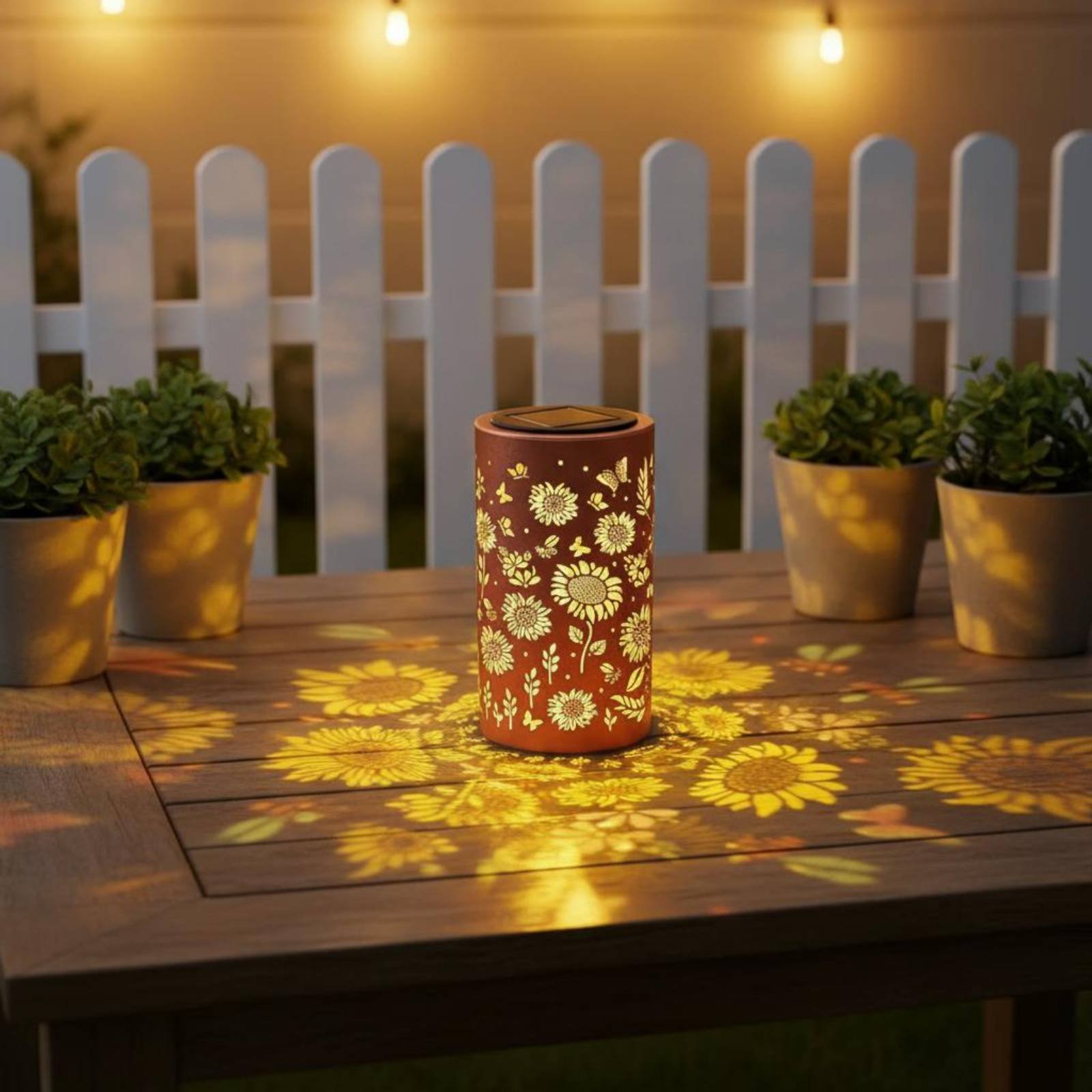 فانوس شمسي ملون بتصميم شعاع ال - مراجعة Solar Lantern Hanging وسعره