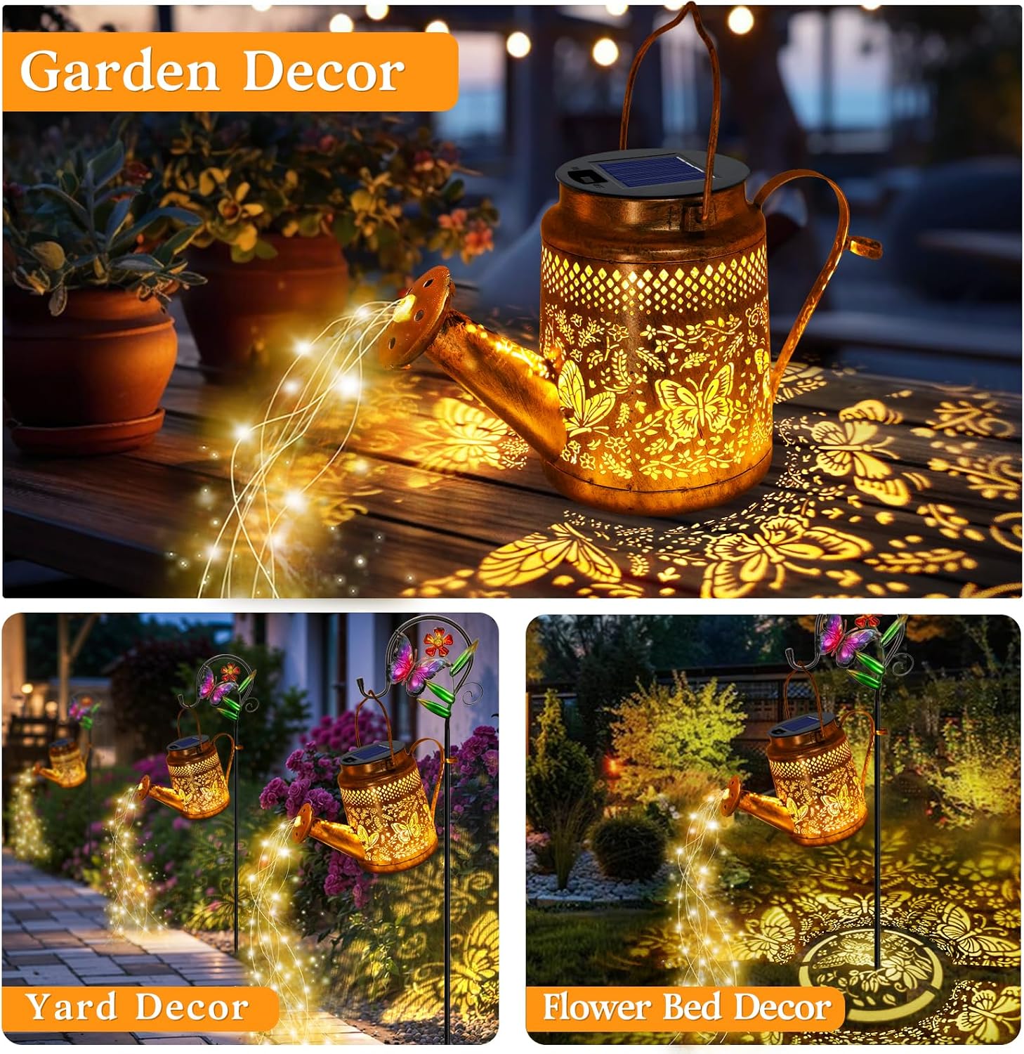 مجموعة من 2 مصابيح شمسية كبيرة - مراجعة Solar Lantern Hanging وسعره