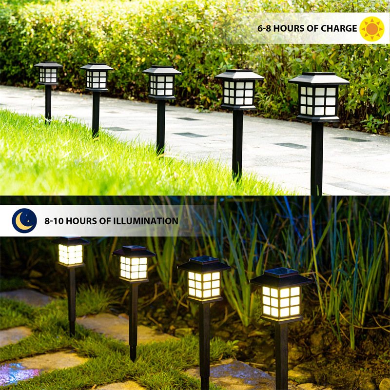 1-10 قطعة ضوء المسار الشمسي في - مراجعة Outdoor Lighting Pathway وسعره