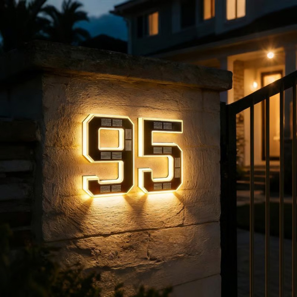 لافتة عنوان شمسية جديدة مع إضا - مراجعة Outdoor Lighting Architectural وسعره