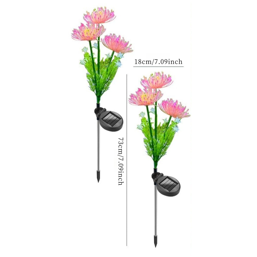 أضواء زهور شمسية للزينة، إضاءة - مراجعة Outdoor Lighting For Backyard وسعره