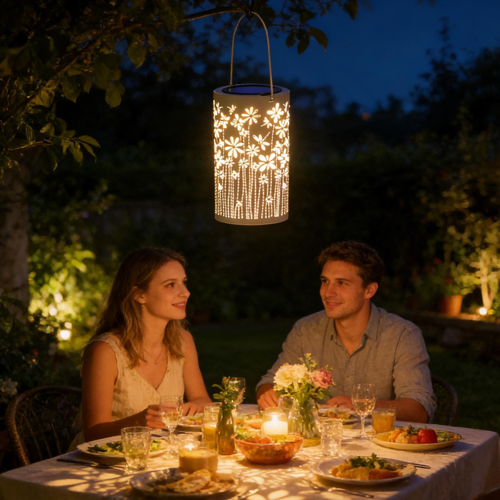 فوانيس شمسية معلقة مقاومة للما - مراجعة Outdoor Lighting Pathway وسعره