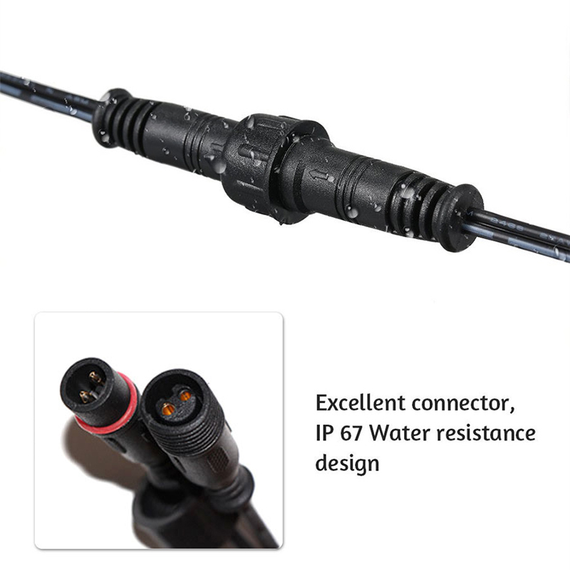 كابل تمديد مصباح شمسي ليد مزدو - مراجعة Outdoor Lighting Extension Cord وسعره