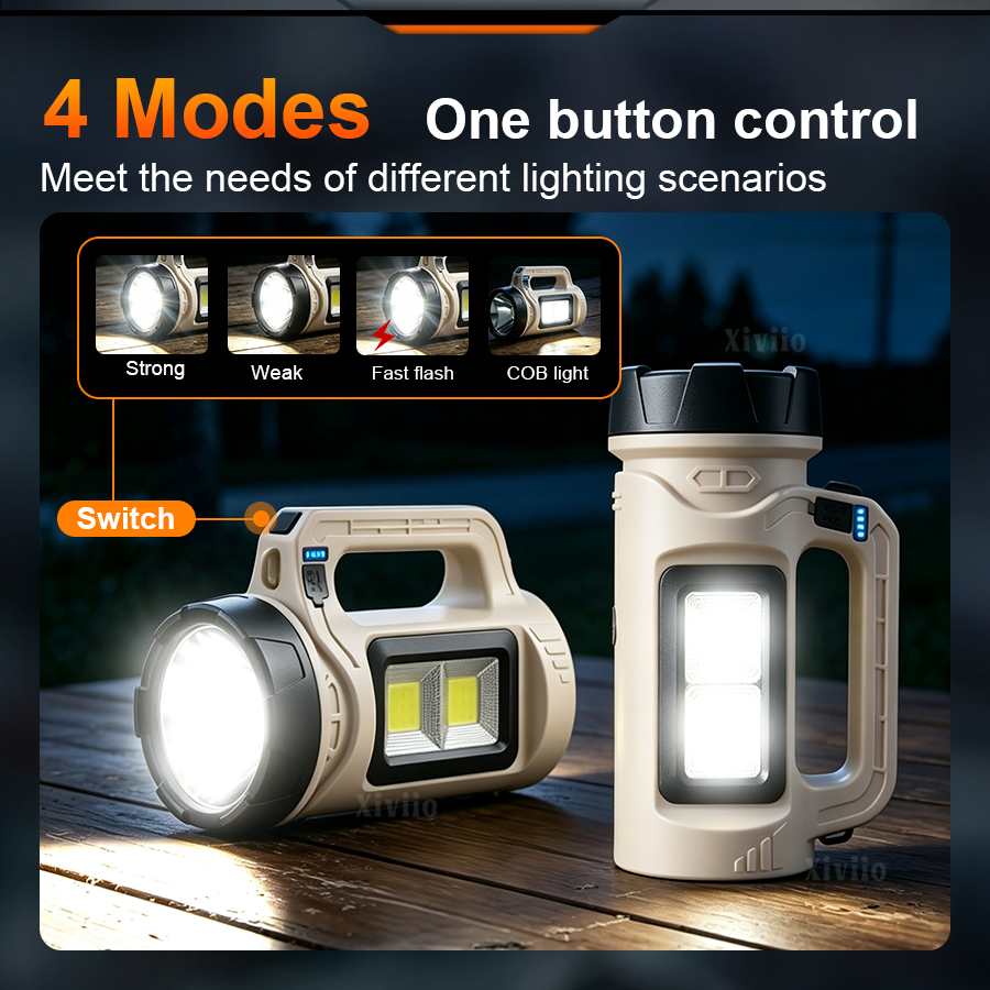 مصباح LED محمول متعدد المشاهد  - مراجعة Outdoor Lighting B&Q وسعره