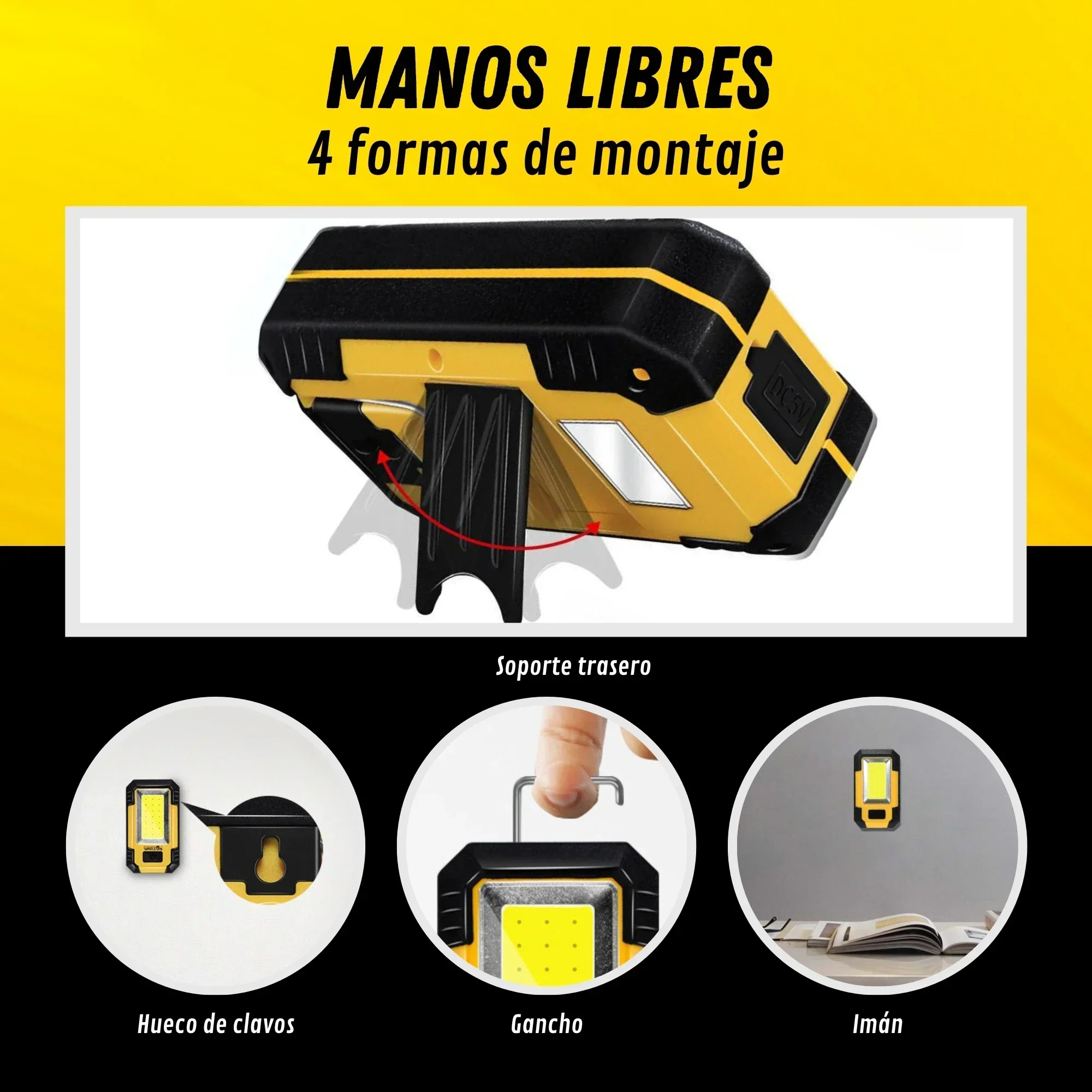 مصباح عمل قابل لإعادة الشحن بس - مراجعة Outdoor Lighting B&Q وسعره