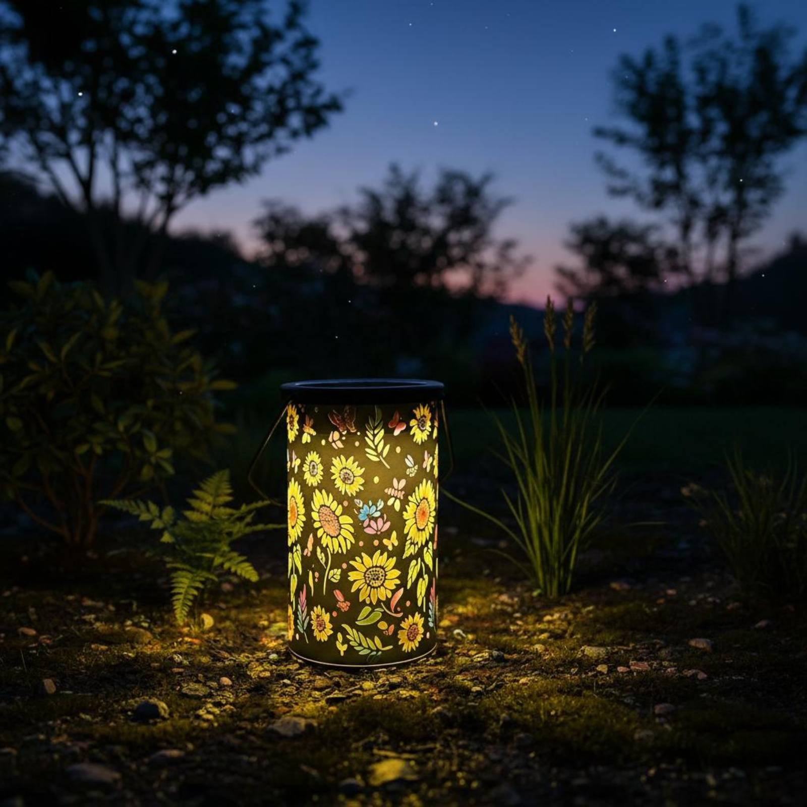 فانوس زهري بتصميم عتيق، مصباح  - مراجعة Solar Lantern Hanging وسعره