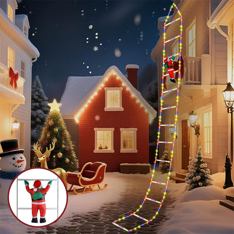 أضواء عيد الميلاد LED، سلسلة إ - مراجعة Outdoor Lighting For Christmas وسعره