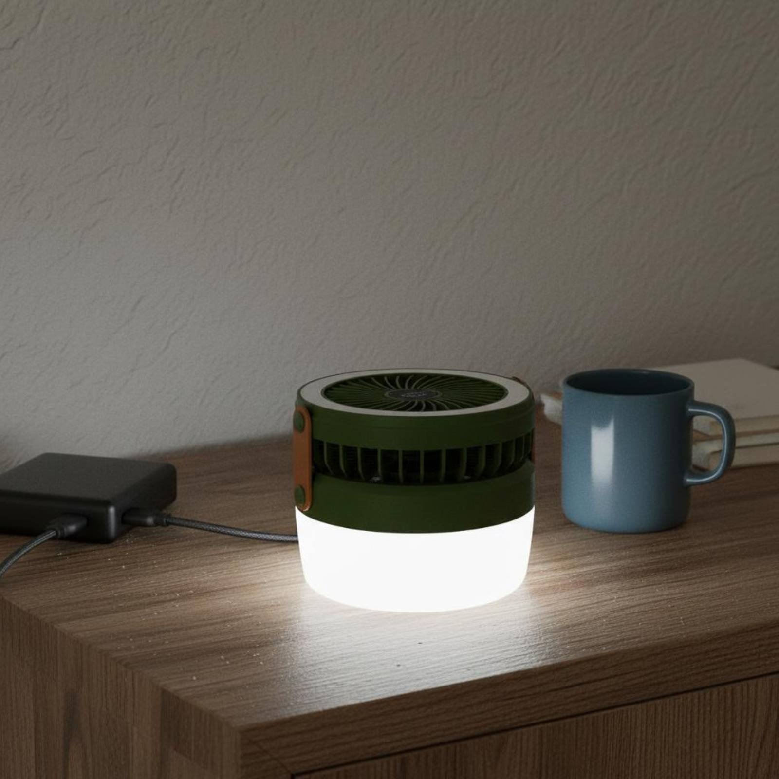 مروحة تخييم تعمل بالطاقة الشمس - مراجعة Solar Lantern Hanging وسعره