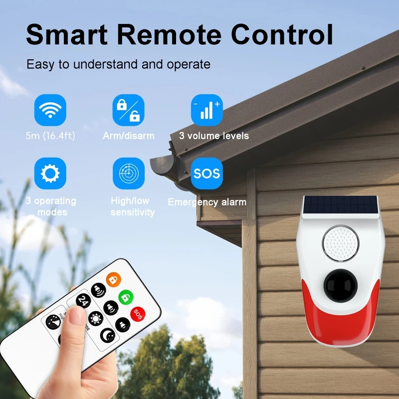 إنذار ضوء الصوت بالطاقة الشمسي - مراجعة Outdoor Lighting Motion Sensor وسعره