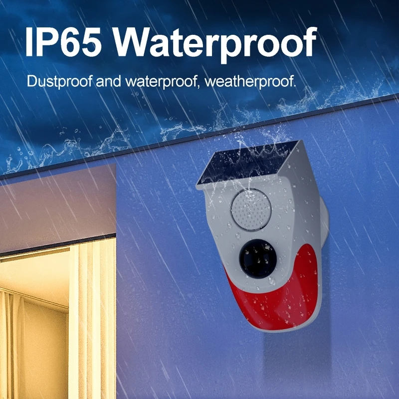 إنذار ضوء الصوت بالطاقة الشمسي - مراجعة Outdoor Lighting Motion Sensor وسعره