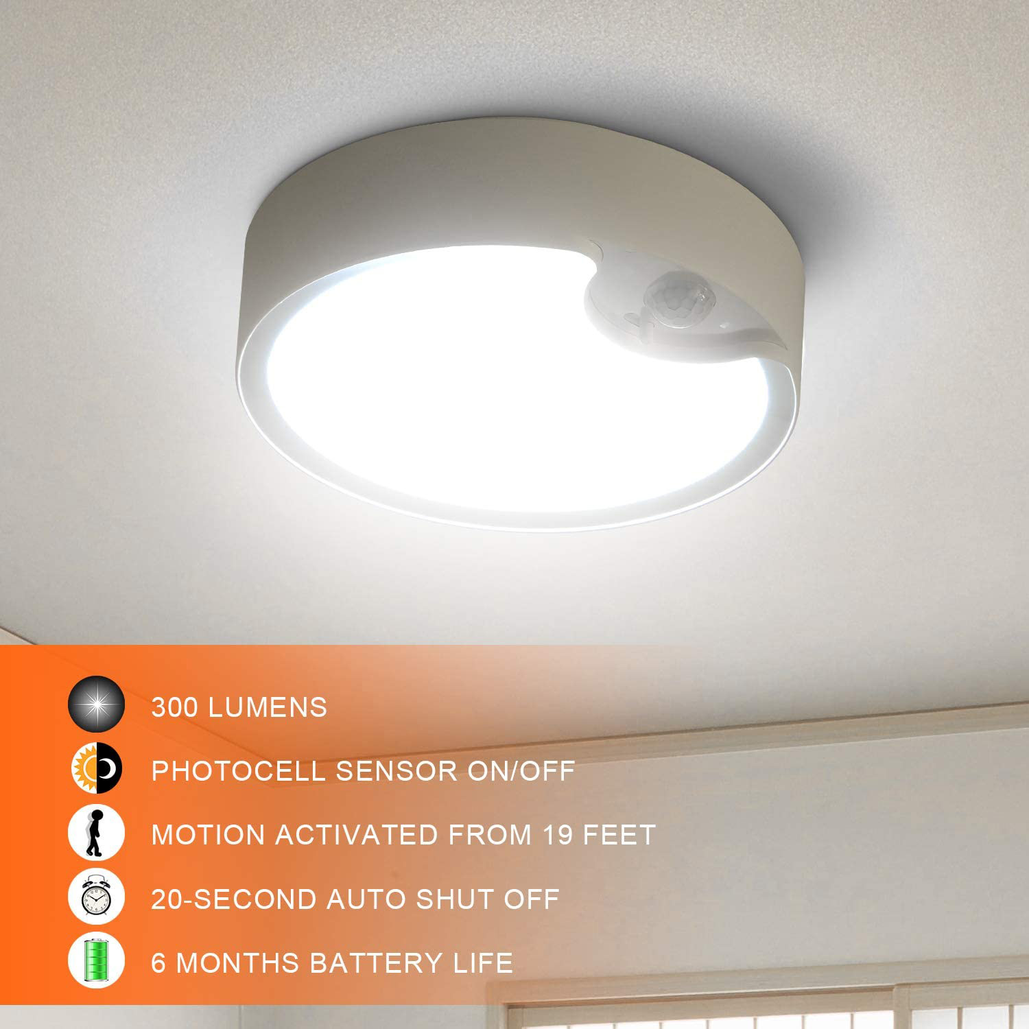 أضواء السقف بمستشعر الحركة تعم - مراجعة Outdoor Lighting Motion Sensor وسعره