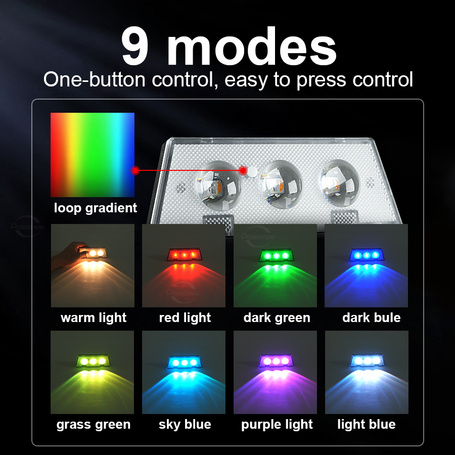 السوبر مشرق أضواء الشمسية RGB  - مراجعة Outdoor Lighting Linear وسعره