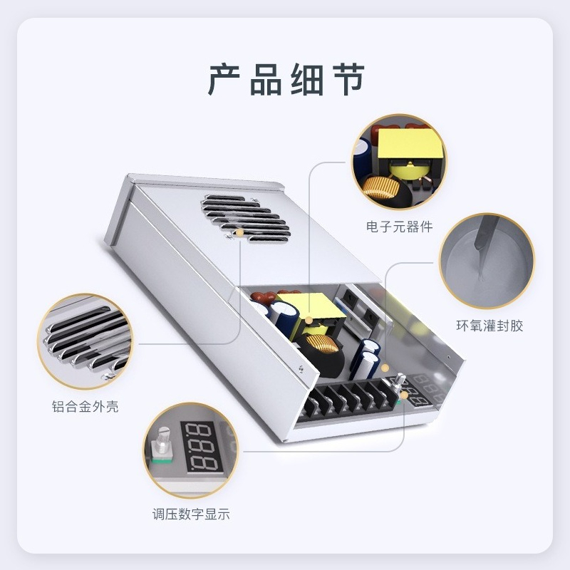 مزود طاقة LED قابل للتعديل 12  - مراجعة Outdoor Lighting Transformer Box وسعره