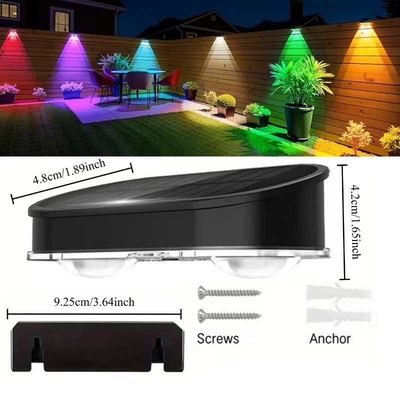 مصباح سياج شمسي RGB بدرجة حماي - مراجعة Outdoor Lighting Linear وسعره