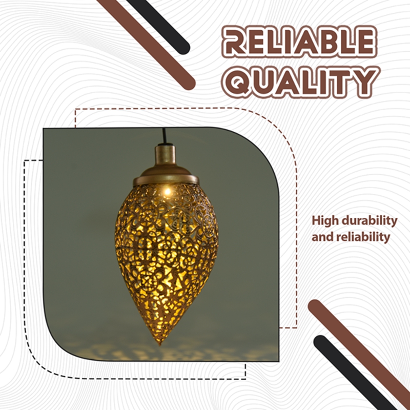 فانوس مغربي معلق يعمل بالطاقة  - مراجعة Solar Lantern Hanging وسعره