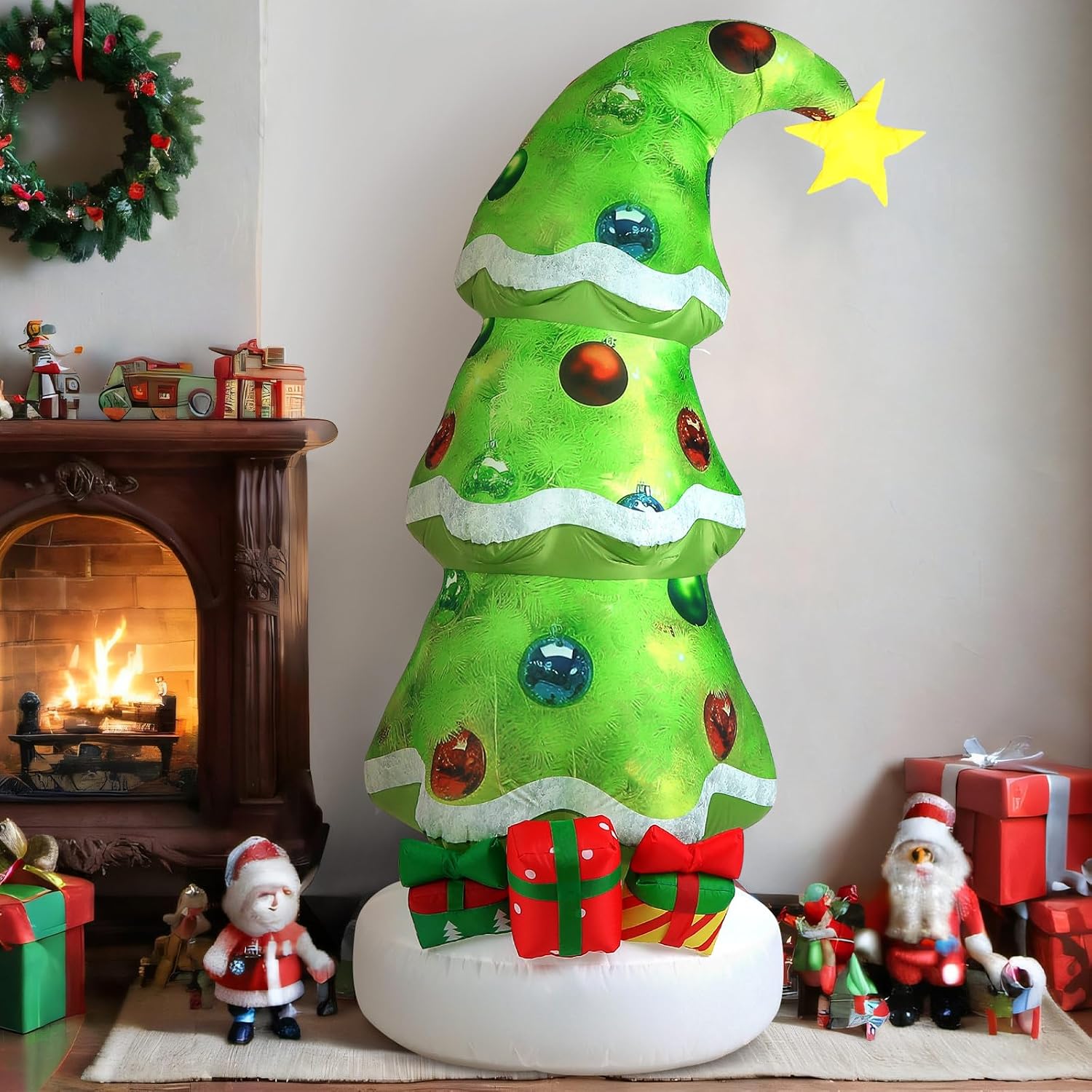 شجرة عيد الميلاد القابلة للنفخ - مراجعة Outdoor Lighting For Christmas وسعره