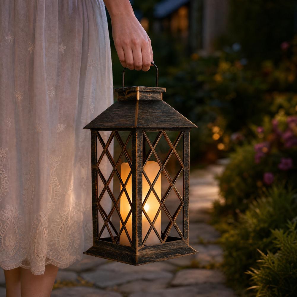 فانوس شمسي بتصميم عتيق، فانوس  - مراجعة Solar Lantern Hanging وسعره