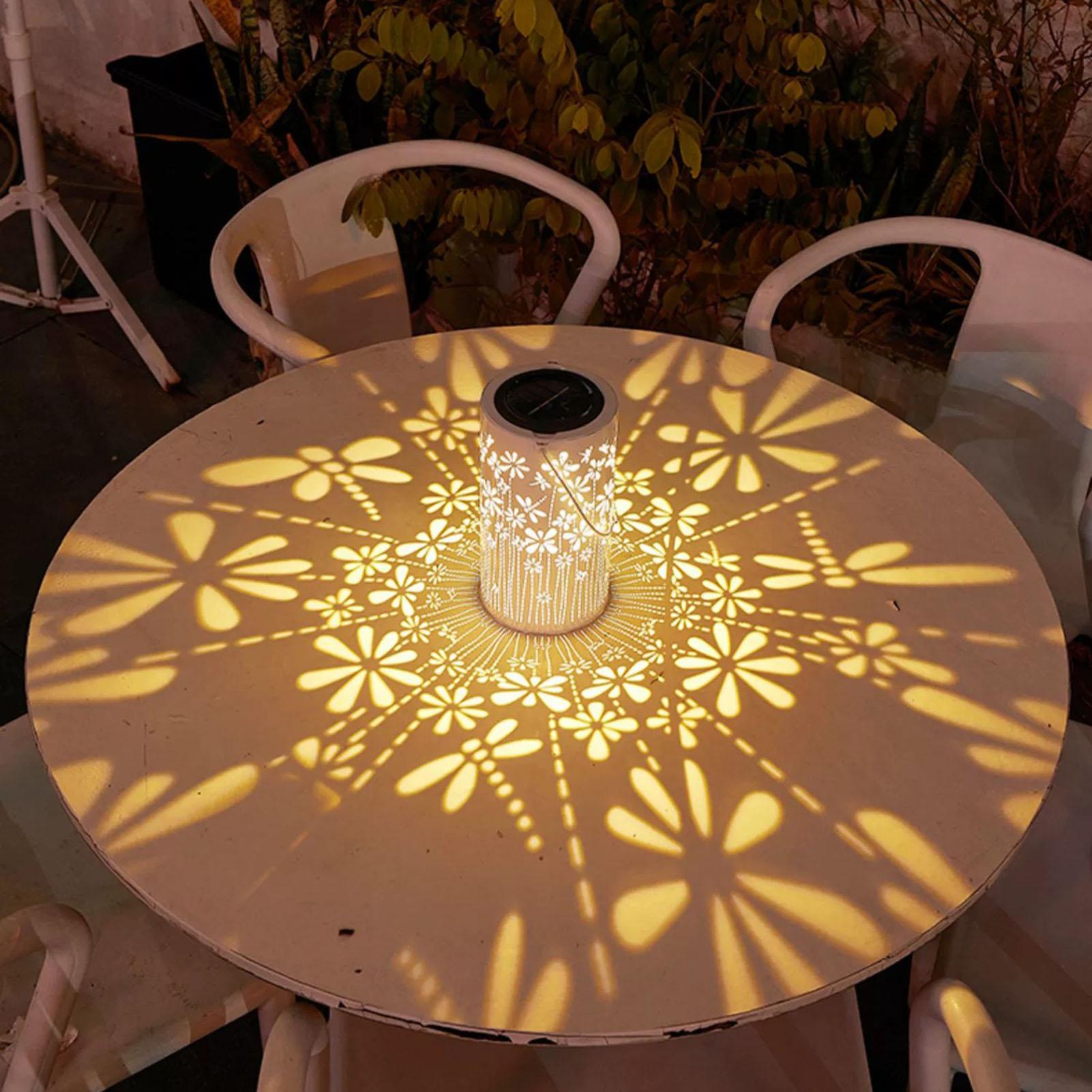فوانيس شمسية زخرفية ملونة على  - مراجعة Outdoor Lighting Pathway وسعره
