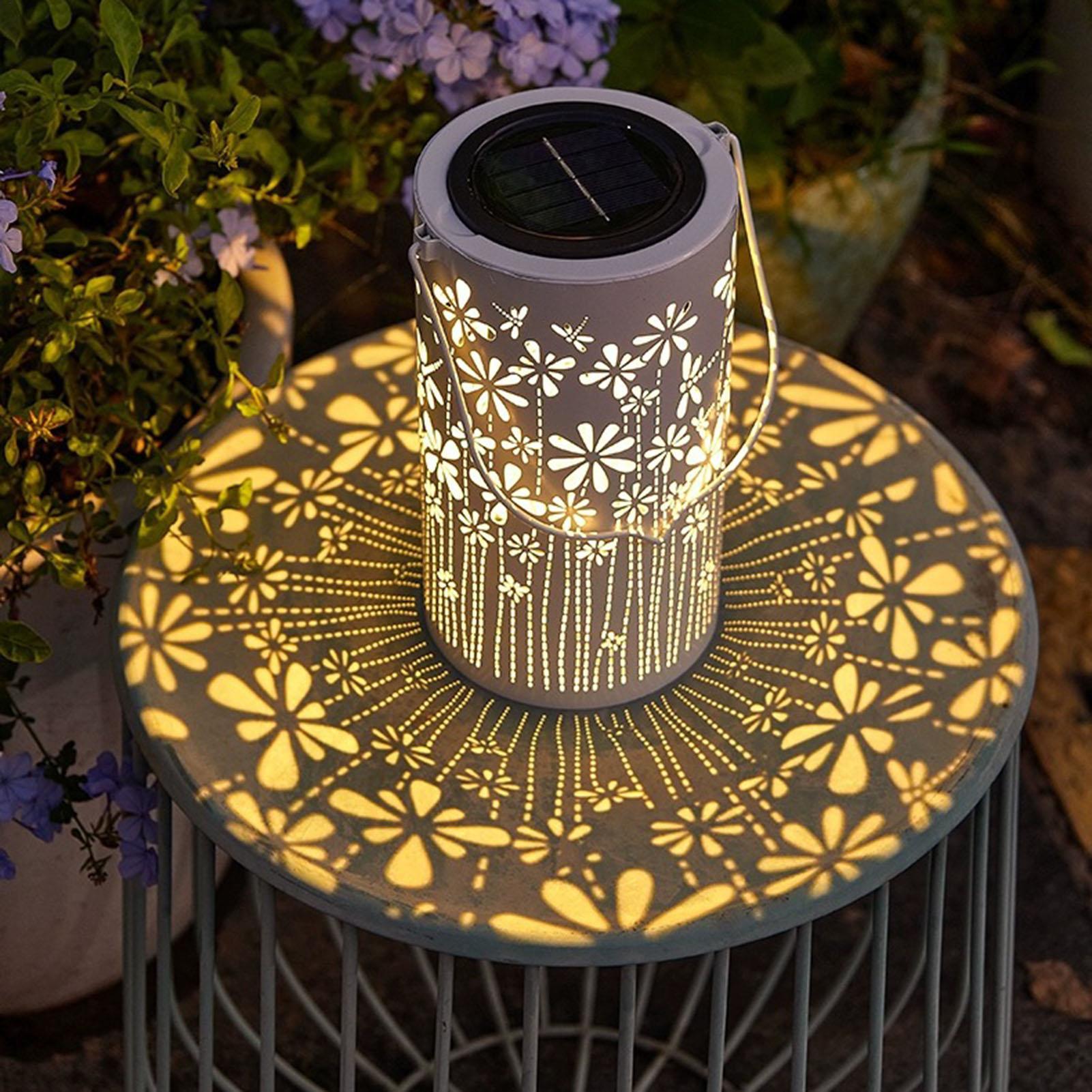 فوانيس شمسية زخرفية ملونة على  - مراجعة Outdoor Lighting Pathway وسعره