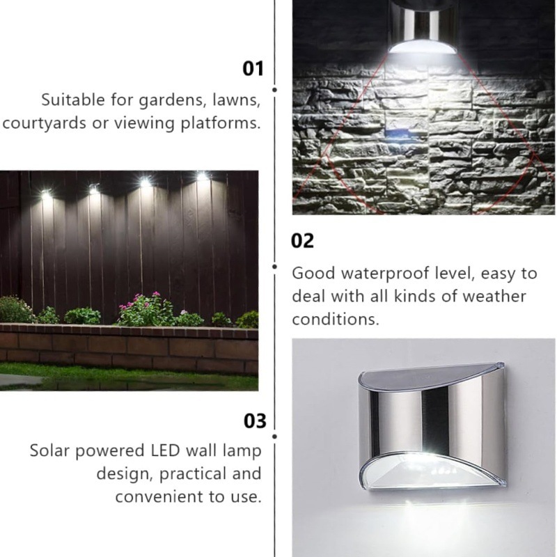2 قطعة مصباح حديقة الطاقة الشم - مراجعة Outdoor Lighting Linear وسعره
