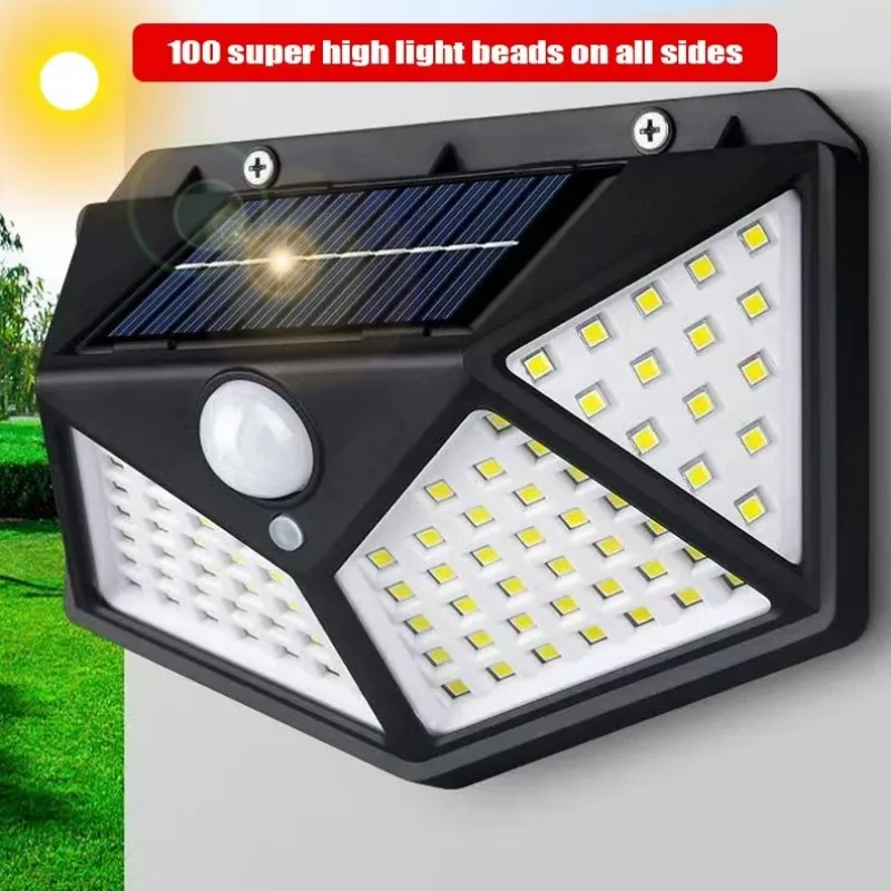100Led مصباح للطاقة الشمسية مت - مراجعة Outdoor Lighting Motion Sensor وسعره