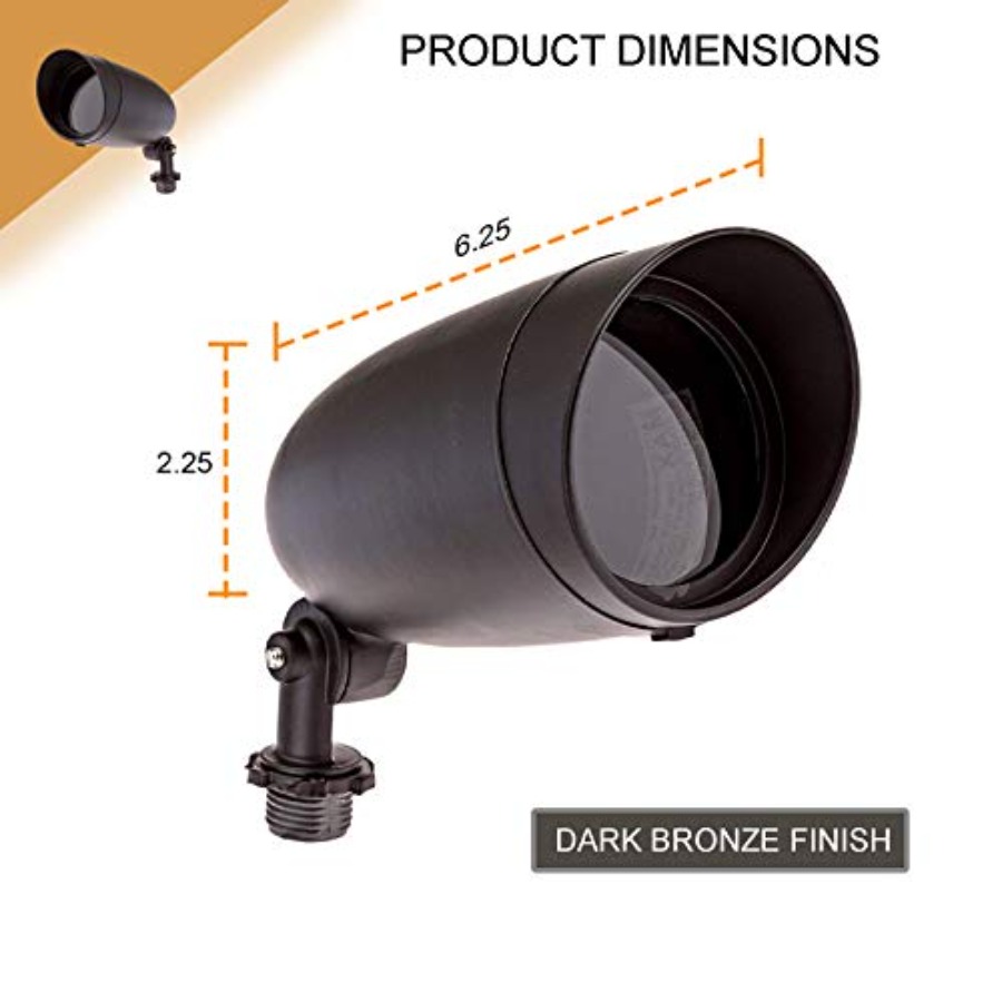 إضاءة خارجية أمنية من الألومني - مراجعة Outdoor Lighting Bronze وسعره