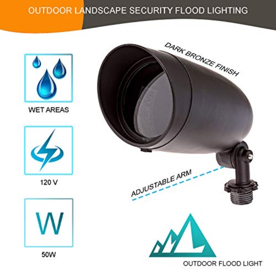 إضاءة خارجية أمنية من الألومني - مراجعة Outdoor Lighting Bronze وسعره