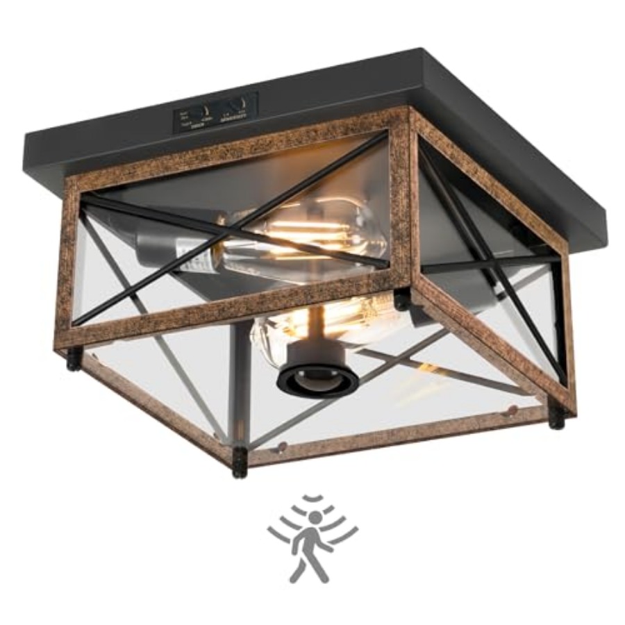مصباح سقف خارجي مع مستشعر حركة - مراجعة Outdoor Lighting Motion Sensor وسعره
