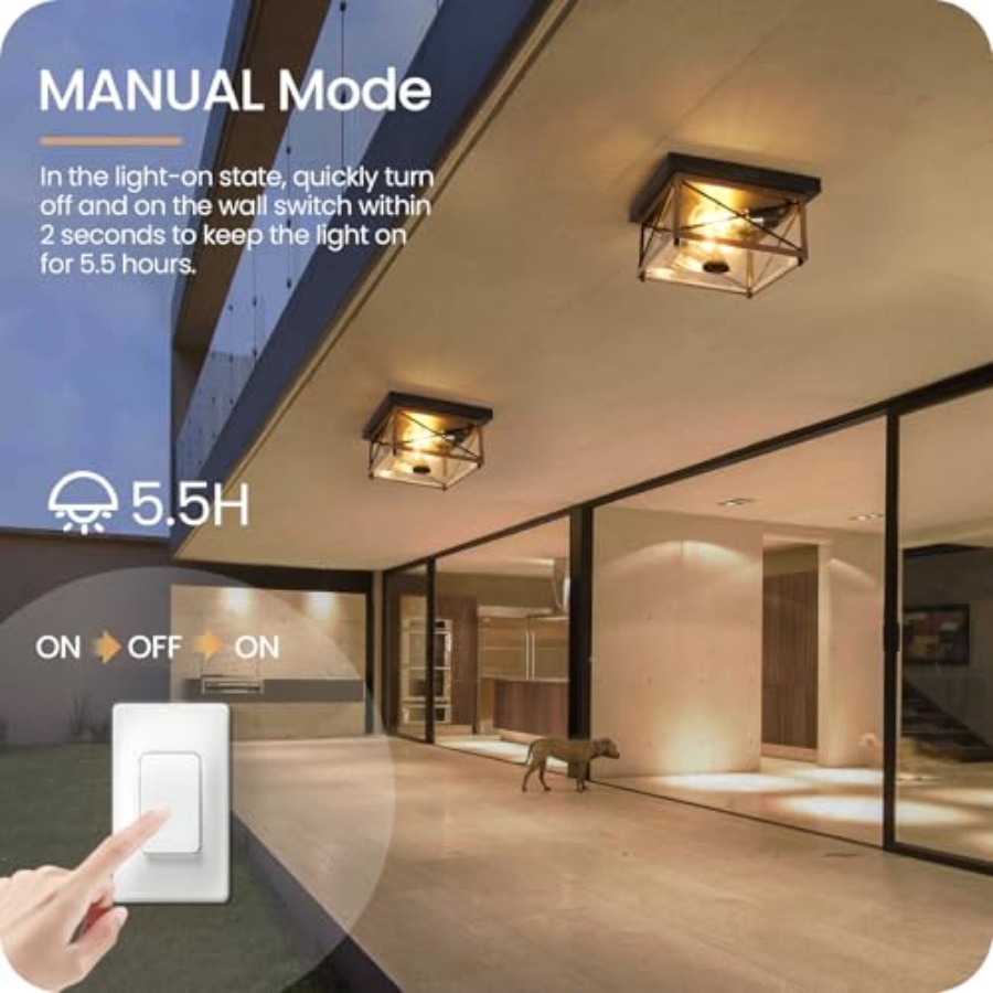 مصباح سقف خارجي مع مستشعر حركة - مراجعة Outdoor Lighting Motion Sensor وسعره